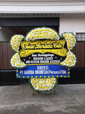 Papan Bunga Duka di Mangga Dua
