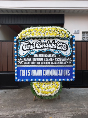 Papan Bunga Duka di Mangga Dua